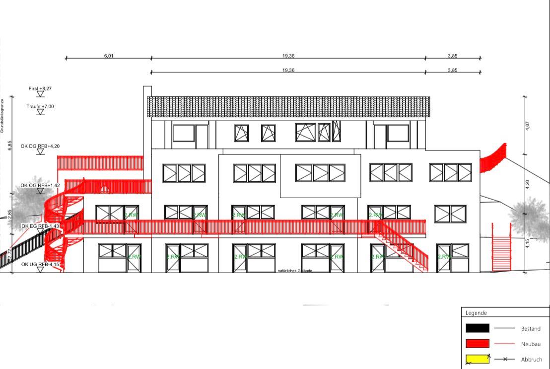 Pflegeimmobilie Greifenstein – Ansicht Neubau